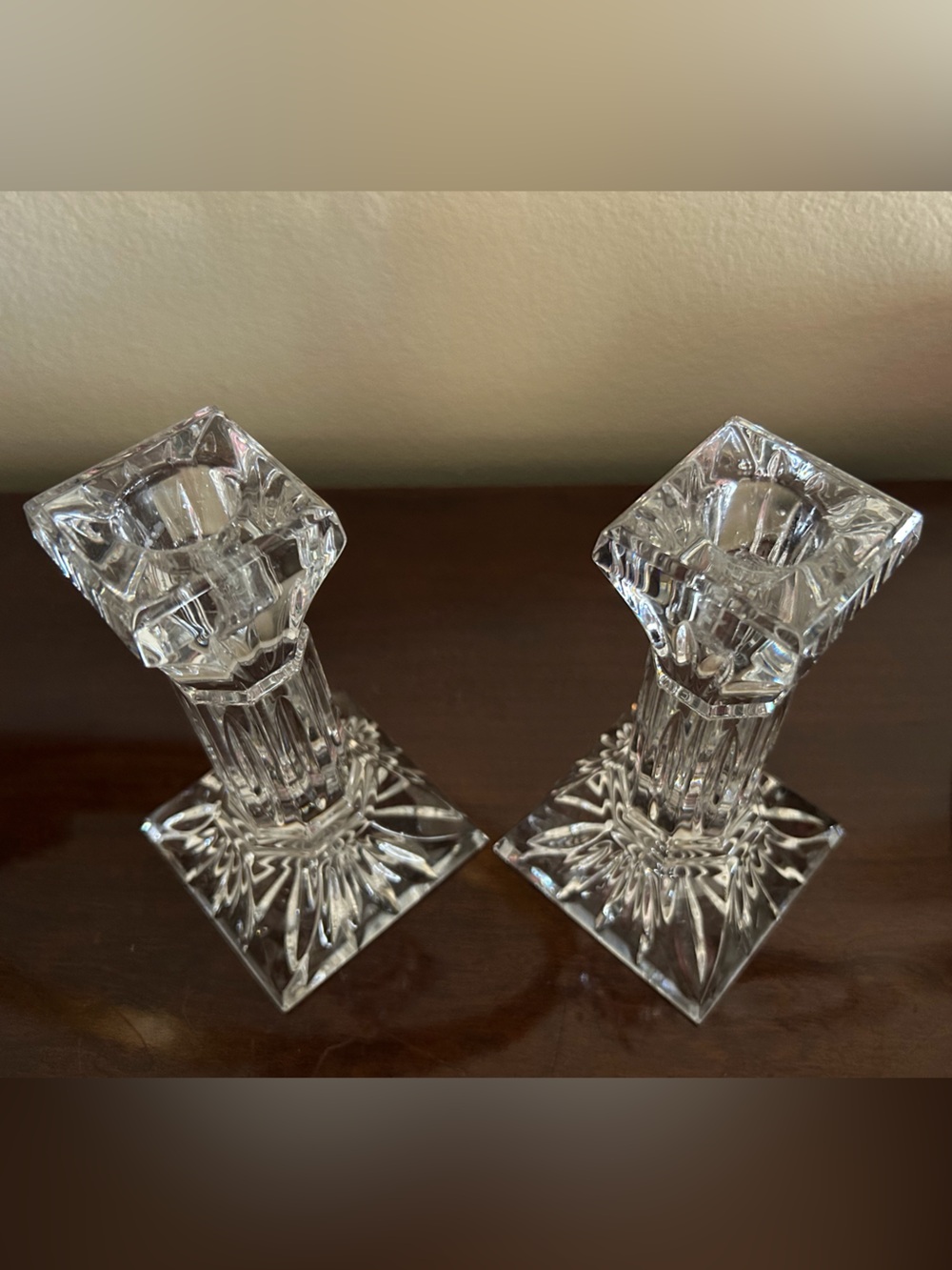 Waterford Crystal Candlestick Holders EUC - Picture 5 of 5